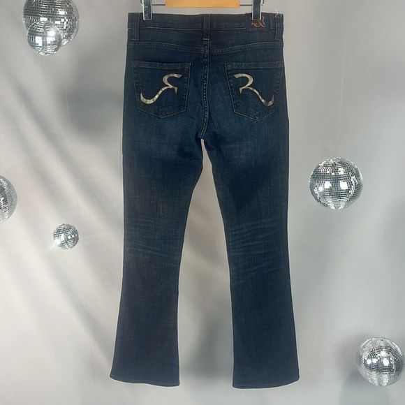 Rock & Republic Dark Wash Flared Jeans - Picture 5 of 8